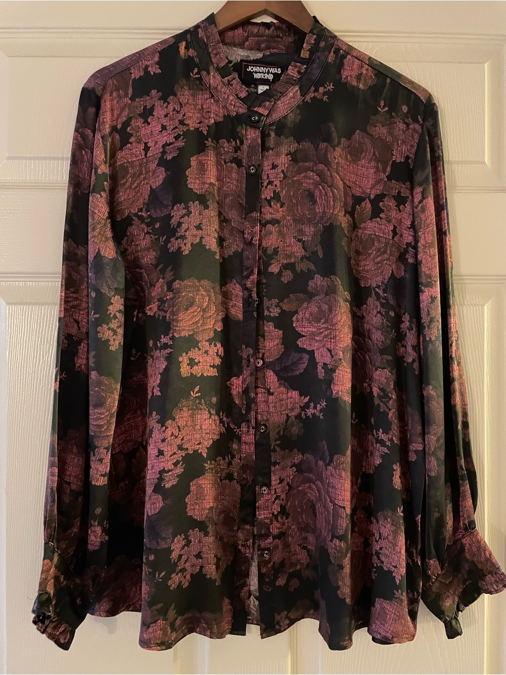 Johnny Was Silk blouse